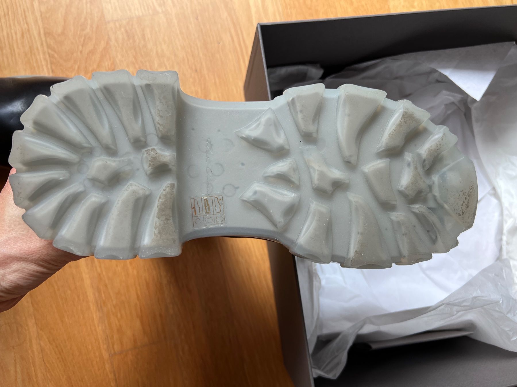 Rick Owens Scarpe da uomo: Rick Owens Bozo Beetle Tractor Boots – Usato da Zürich venduto da inf_86my 5