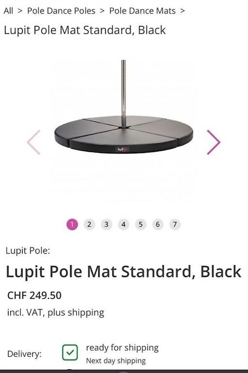 Tapis de sol: Lupit Pole Dance Matte Sturzmatte – D'occasion à Hettlingen par bilbo12347 1