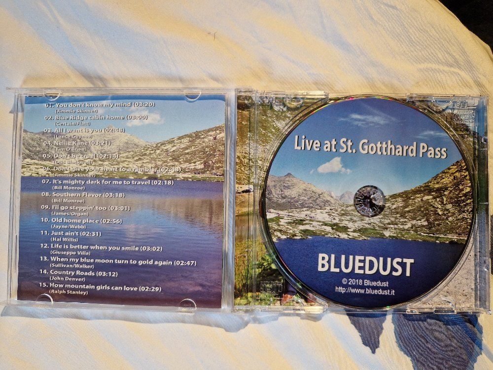 CD: Bluedust: Live at St. Gotthard Pass - Vergriffen! - b – Usato da Brittnau venduto da Zibu 2
