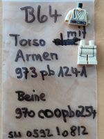 Legofigur Torso und Beine zu SW  zB-0592 oder 0812 /B64