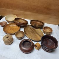 Lot an sehr schöner Holzware, verschiedene Holzsorten