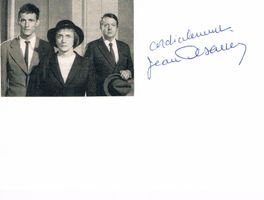 Jean Desailly 1920-2008 Autogramm signiert Karte 10x15cm