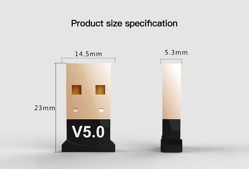 Laufwerke & Adapter: Adaptateur USB Bluetooth 5.0, sans fil USB-Adapter – Neu und originalverpackt aus Delémont von abonprix 1