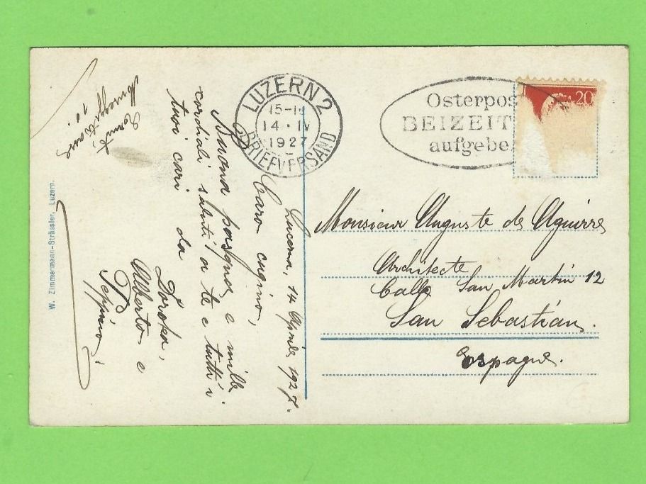 Cartoline postali: Brunnen mit dem Urirotstock – Usato da Zürich venduto da t24_de 1