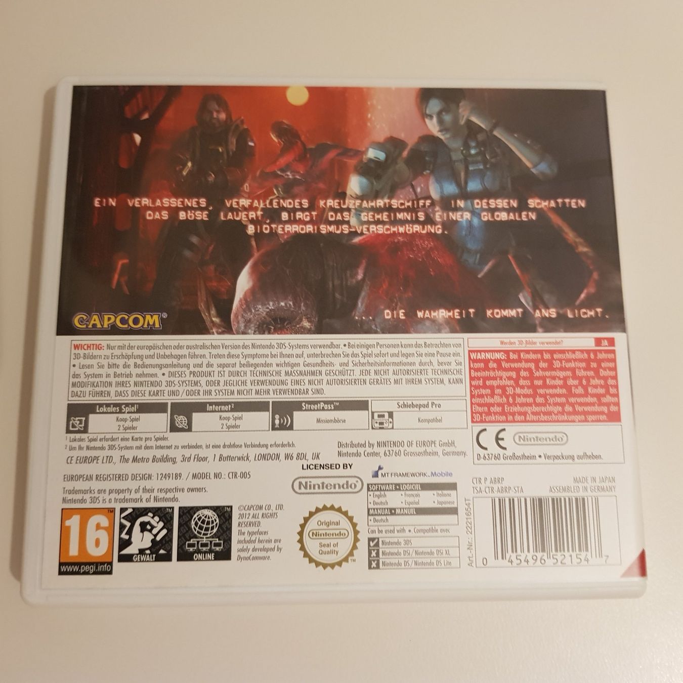 Nintendo Giochi: Resident Evil - Revelations /3DS – Usato da Münchenstein venduto da 2DGames 1