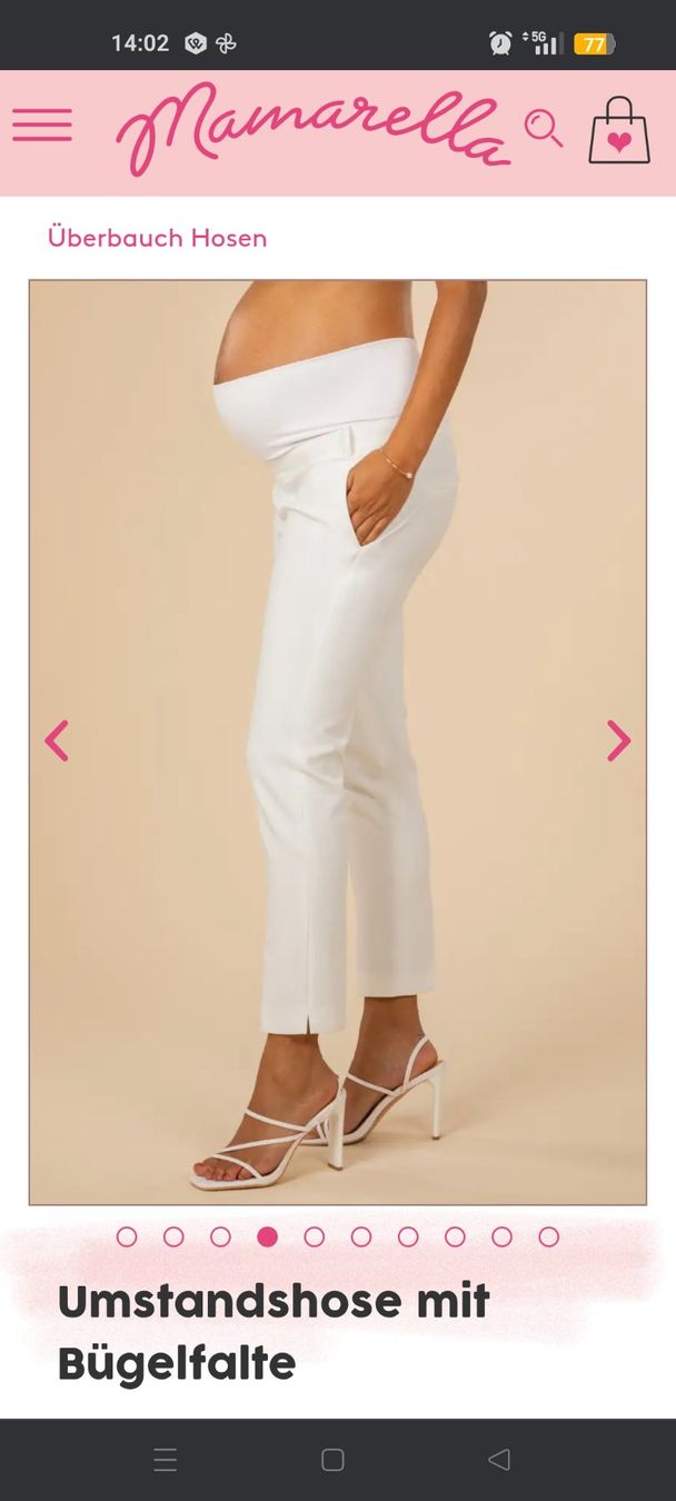 Pantaloni: Umstandshose Hochzeit – Nuovo e nell'imballaggio originale da Schänis venduto da mel_hhn6 5