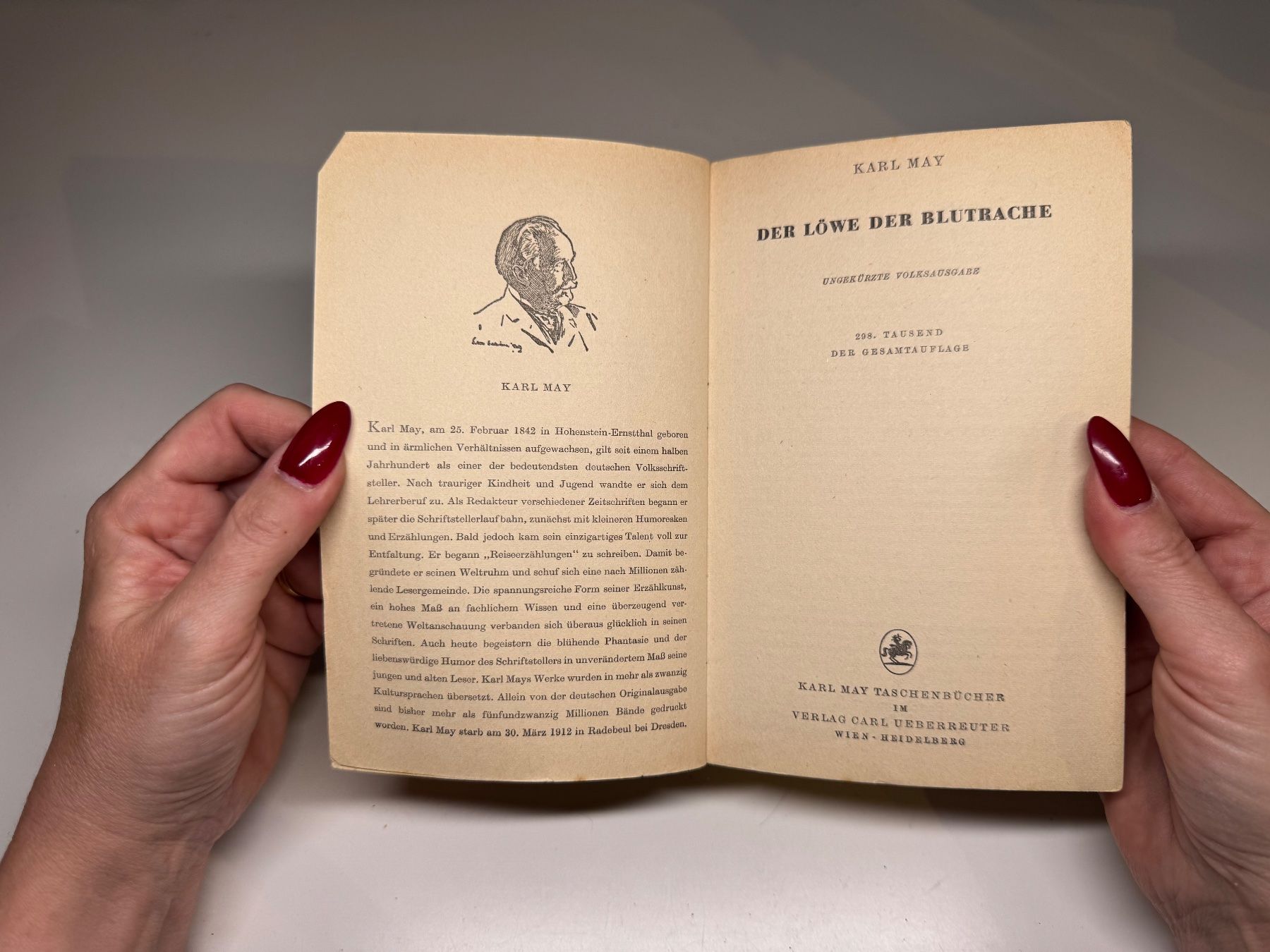 Bücher: ROMAN: Karl May, Der Löwe der Blutrache – Gebraucht aus Grosswangen von Kleine.Knoepfe 3