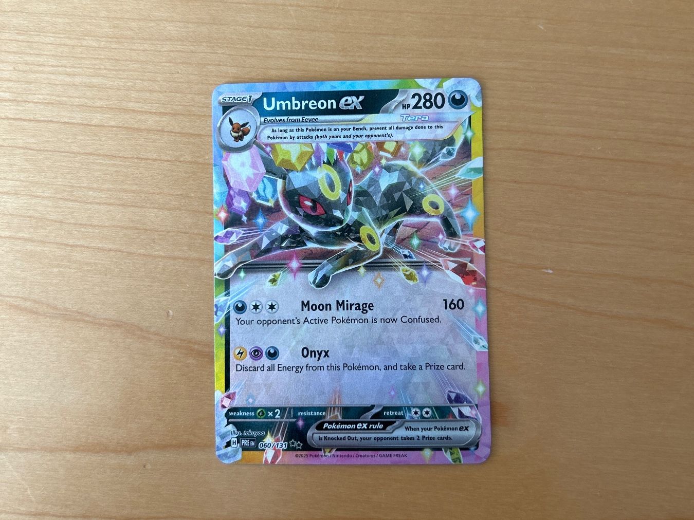 Pokémon Cartes à collectionner: Umbreon Ex 060/131 PRE EN – D'occasion à Schlieren par happymerchant64