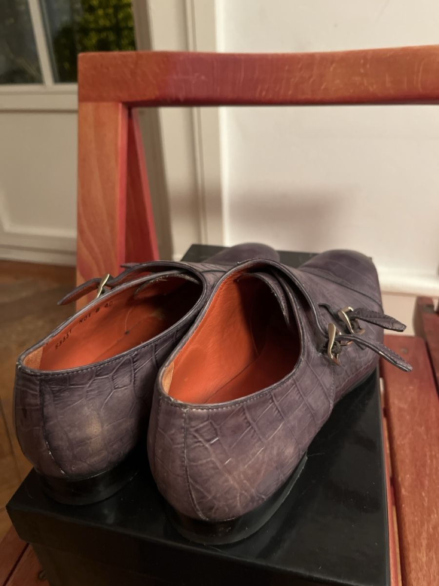 Santoni Scarpe da uomo: Toller Halbschuh Santoni – Usato da Küsnacht ZH venduto da pasta11 2