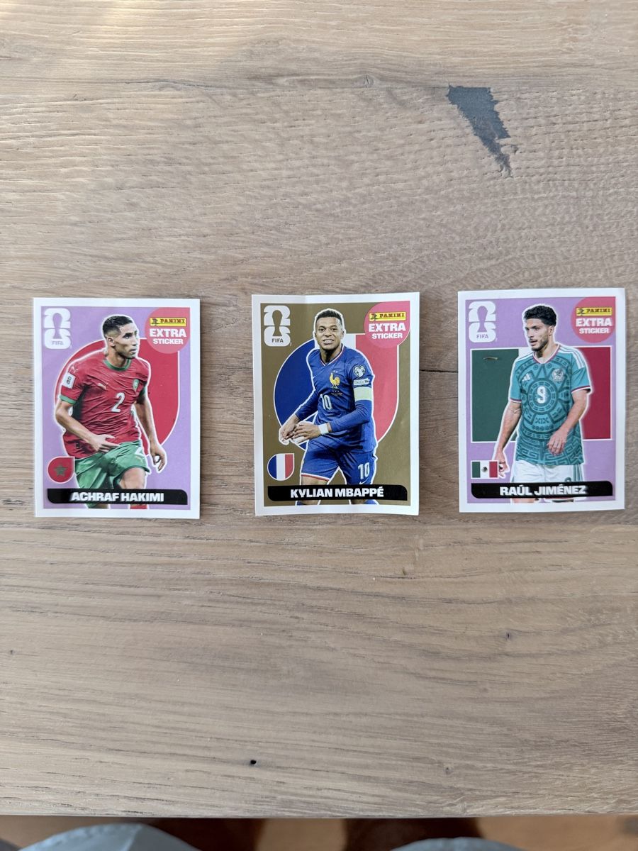 Panini Carte collezionabili: 3 Panini Extra-Sticker – Nuovo (secondo la descrizione) da Vaduz venduto da Buddy1785