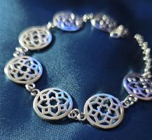 Elegantes Armband, 925 versilbert
