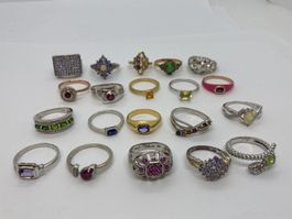 LOT Silber-Ringe /i416