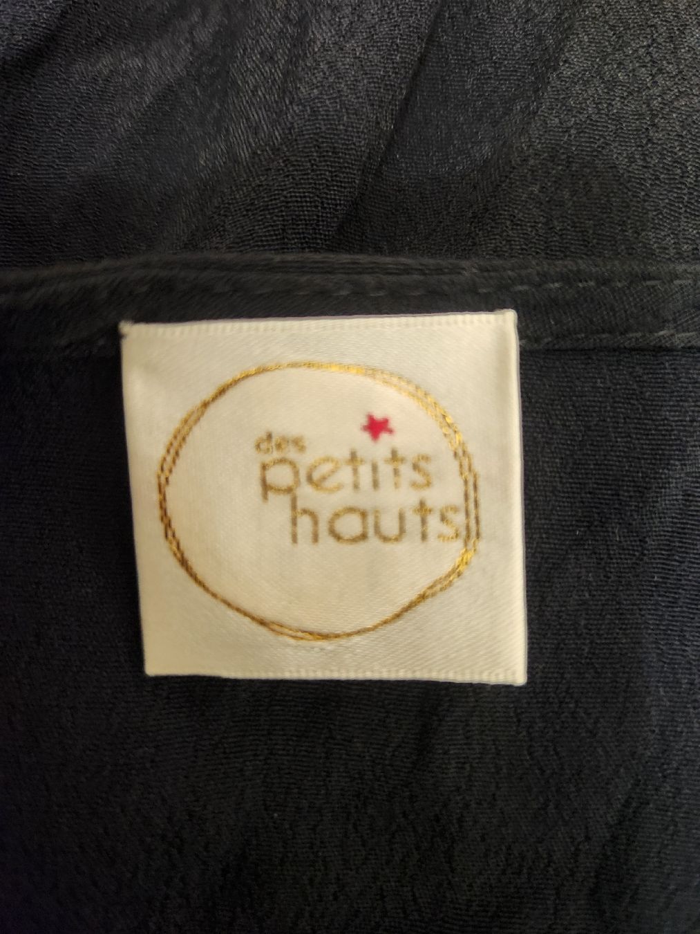 Des Petits Hauts Vestiti: Robe noire Des Petits Hauts Toumiko T2 Viscose  – Usato da Niedergösgen venduto da Eva2410 6