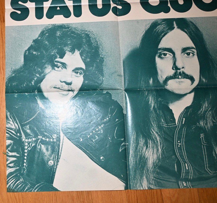 Riviste & Magazine: VINTAGE popfoto Poster STATUS QUO gross – Usato da Pfaffhausen venduto da mono_rec 5