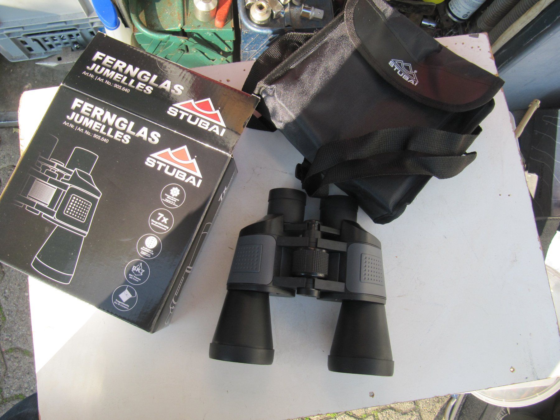 Binocoli: Fernglas / Feldstecher STUBAI 7x50 – Usato da Basel venduto da stefan4057