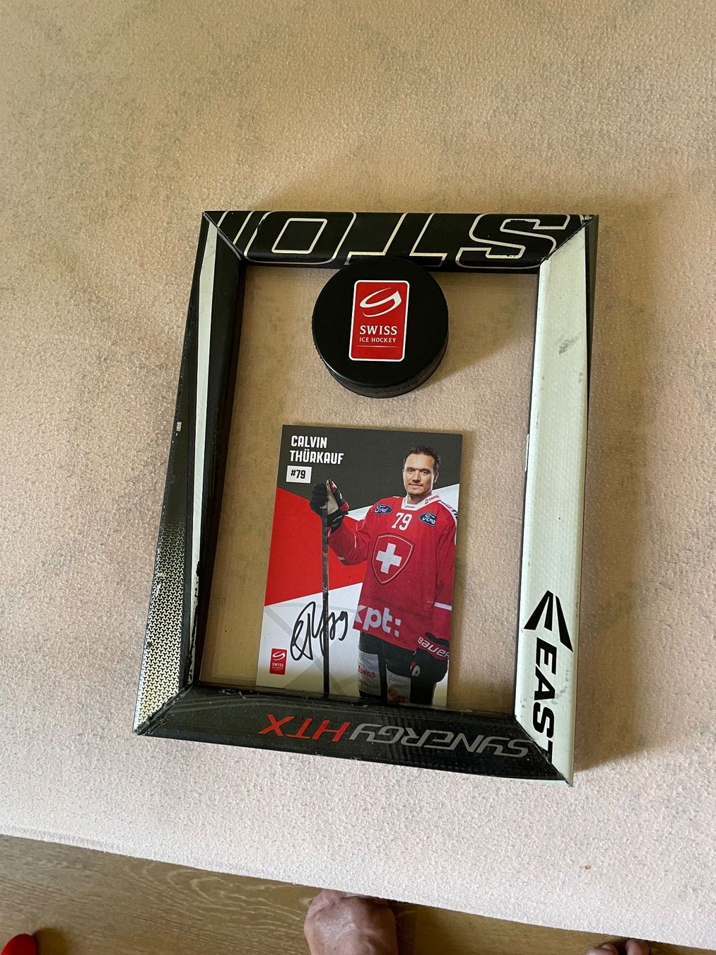 Autogramme: Eishockey  Calvin  Thürkauf – Gebraucht aus Hünenberg von bahnsidi