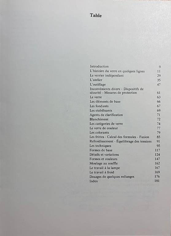 Bücher: La Verrerie Artisanale – Gebraucht aus Adliswil von Heimite 1
