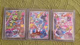 Pokemon 3 card lot Grookey Sobble Scorbunny Series 2