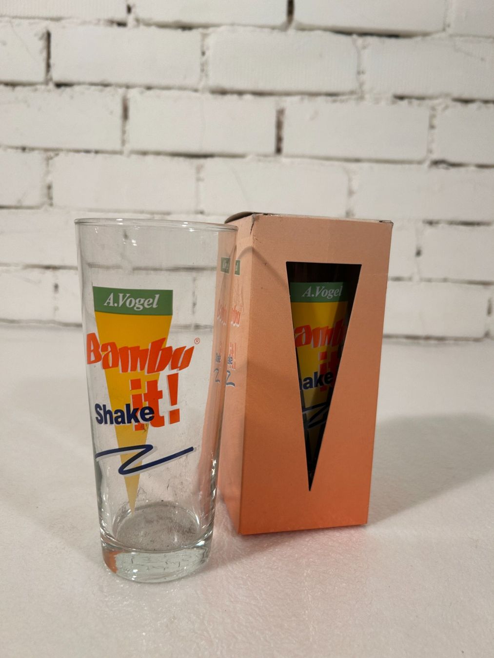 Bicchieri: 11 Stk. Vintage A. Vogel Bambu Shake Glas mit Box – Nuovo (secondo la descrizione) da Matten b. Interl venduto da Slin13