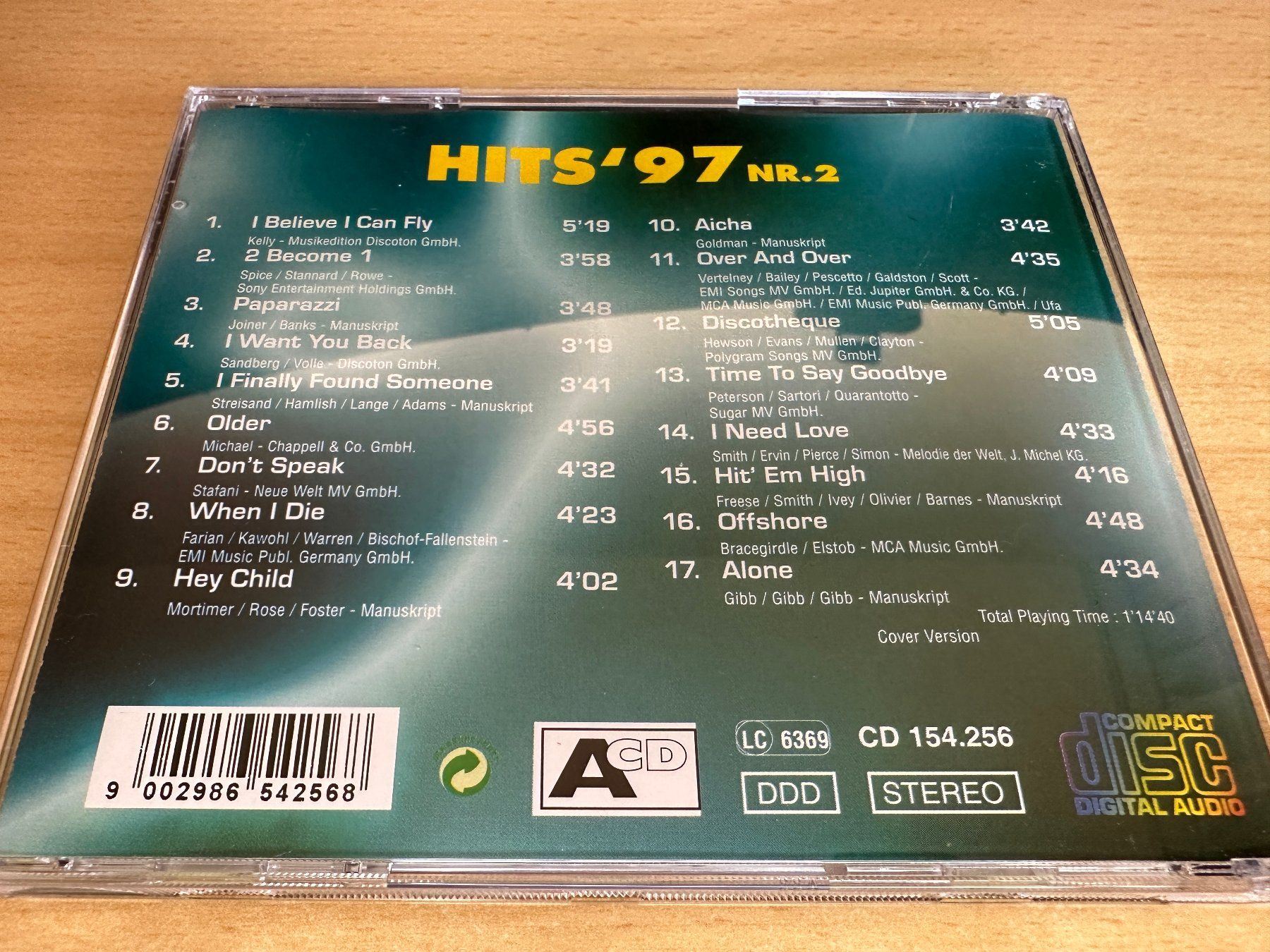 CD: Various - Hits' 97 Nr. 2 – Usato da Rikon im Tösstal venduto da Alpenmutz 1