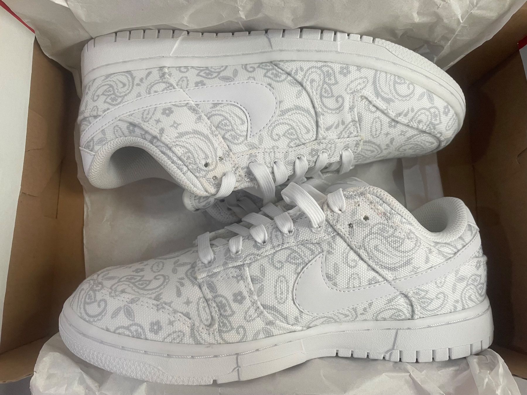 Nike Scarpe da donna: Nike Dunk Low Paisley Weiss 38.5 neu – Nuovo e nell'imballaggio originale da Bülach venduto da sue_w7w6