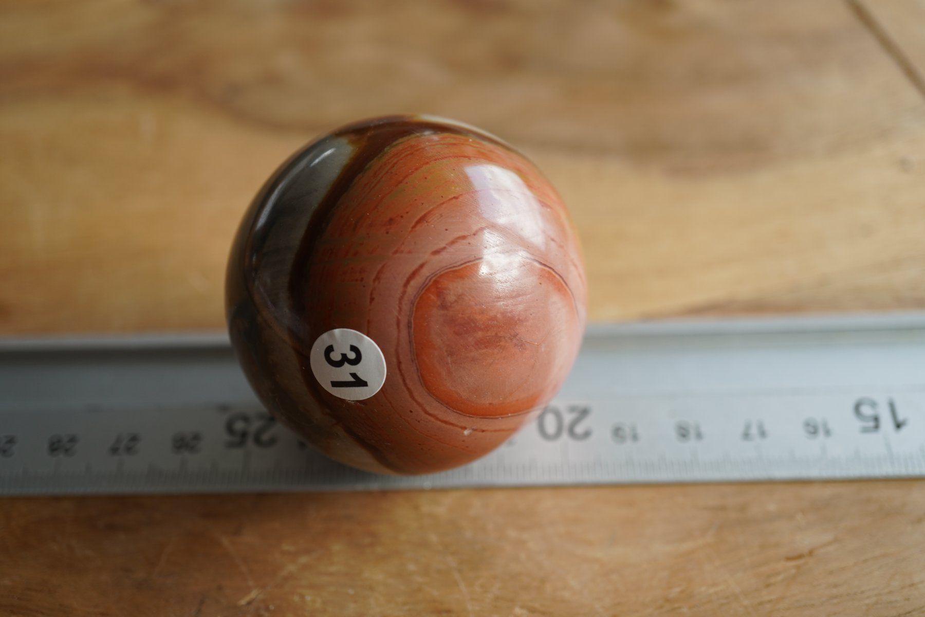 Mineralien & Heilsteine: Polychrom Jaspis       5cm   Kugel    – Räumung – Neu (gemäss Beschreibung) aus Eschenbach SG von topstone 3