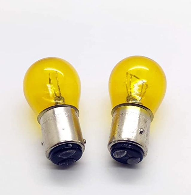 12V P21/5W 2-Phasen Blinker Standlicht gelb BAY15D