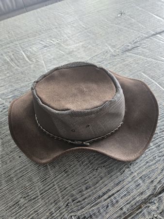 Cowboy Stetson Hut braun Groesse M/L Jacaru Australia Leder