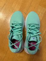Ungetragene Adidas Laufschuhe Mint/Pink, Grösse 43