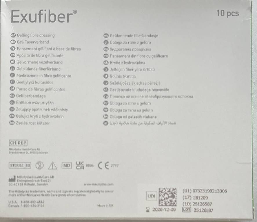Kit di pronto soccorso: Mölnlycke Exufiber – Usato da Bassersdorf venduto da manuellasilver 1