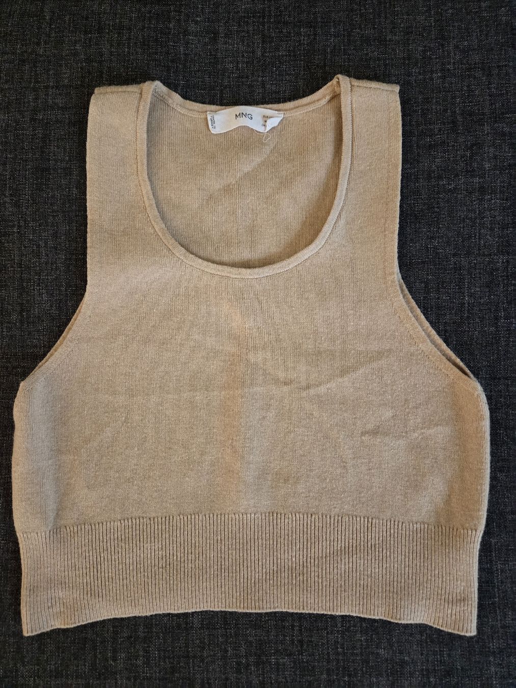 Mango Top: Mango Oberteil, Bauchfrei - Gr. 34 in Beige – Nuovo (secondo la descrizione) da Bern venduto da Tashmi_BE