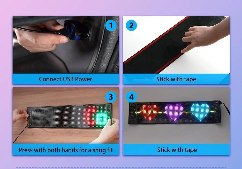 Ghirlande e barre luminose: LED Panel, Werbung LED-Zeichen  Bluetooth-App-Steuerung – Nuovo e nell'imballaggio originale da Uerkheim venduto da Kaufoption 2