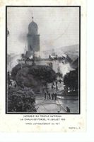 La Chaux-de-Fonds, Brand Kirche / Incendie du temple 1919