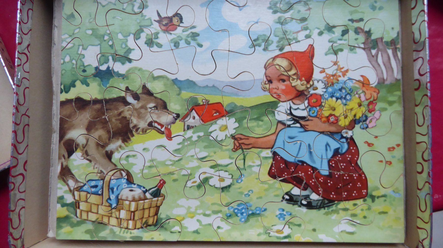 Penelope Puzzles: 4 Antike Holz Puzzle Sammlung Penelope  Grimms Märchen – Gebraucht aus Sargans von Benziner 2