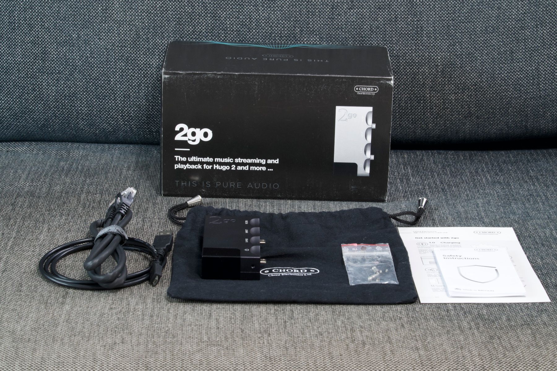 Lettore multimediale & Streamer: Chord Electronics 2go Streamer in schwarz – Usato da Riehen venduto da Nyenhuis