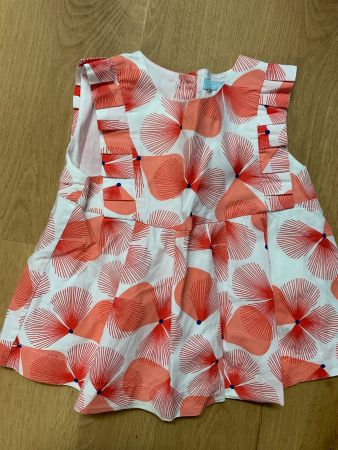 Sommerkleid 80cm/18M, Blumenmuster, perfekt für warme Tage!