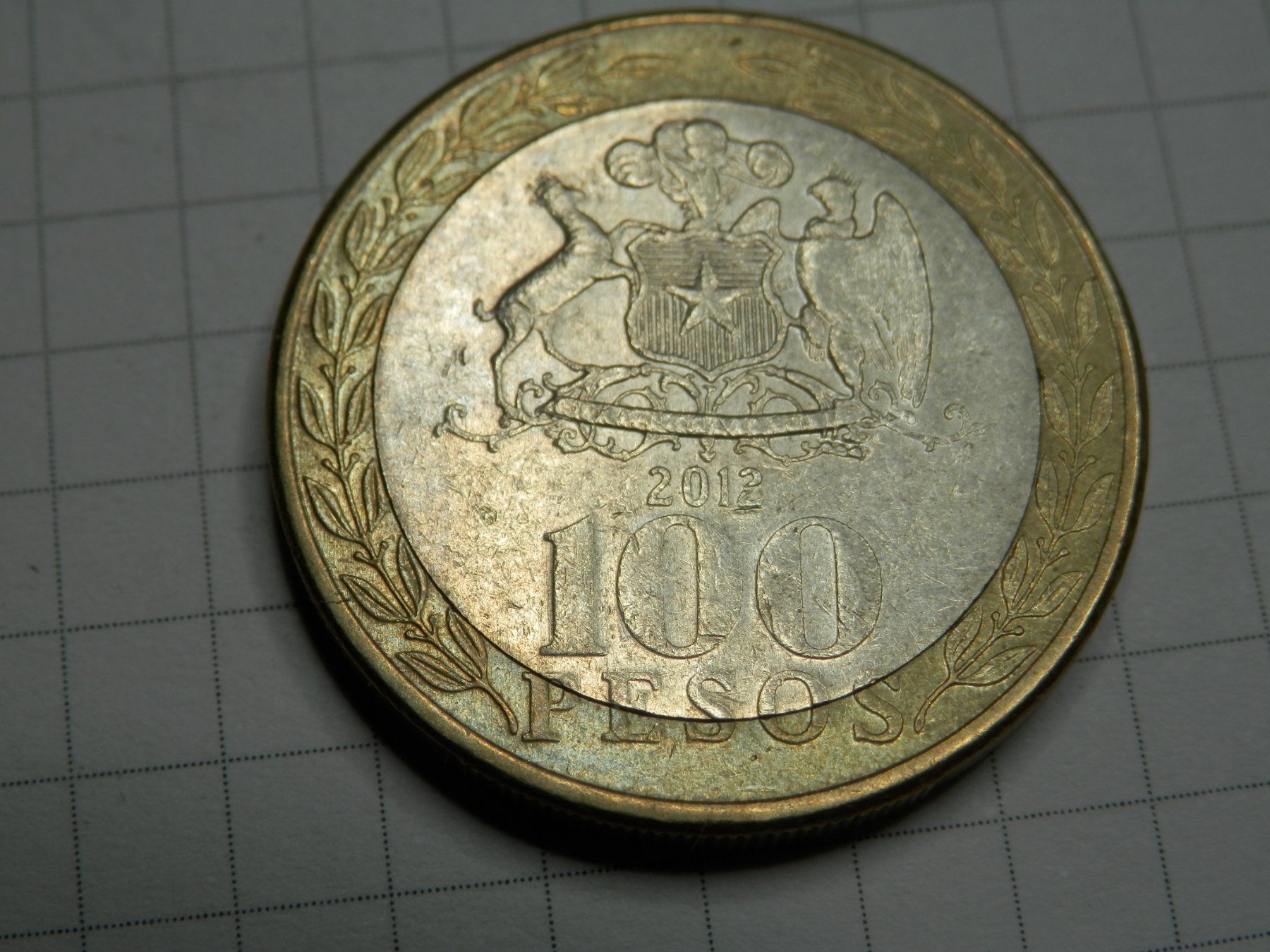 Tutti le monete: Chile 100 Pesos, 2012 – Usato da Weiach venduto da weiach81 1