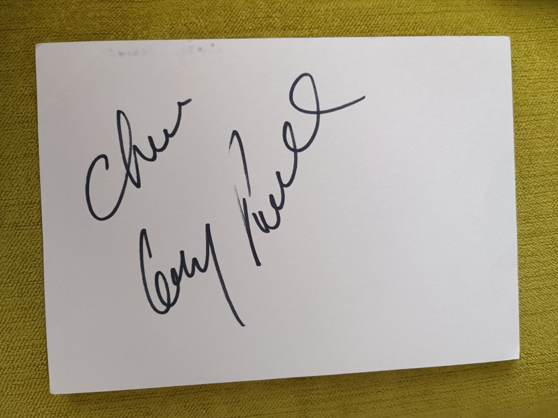 Autografi: Cozy Powell - persönlich gesammelt – Usato da Menziken venduto da Artographs