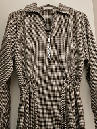NORR Kleid, Grösse 40, Karo Muster