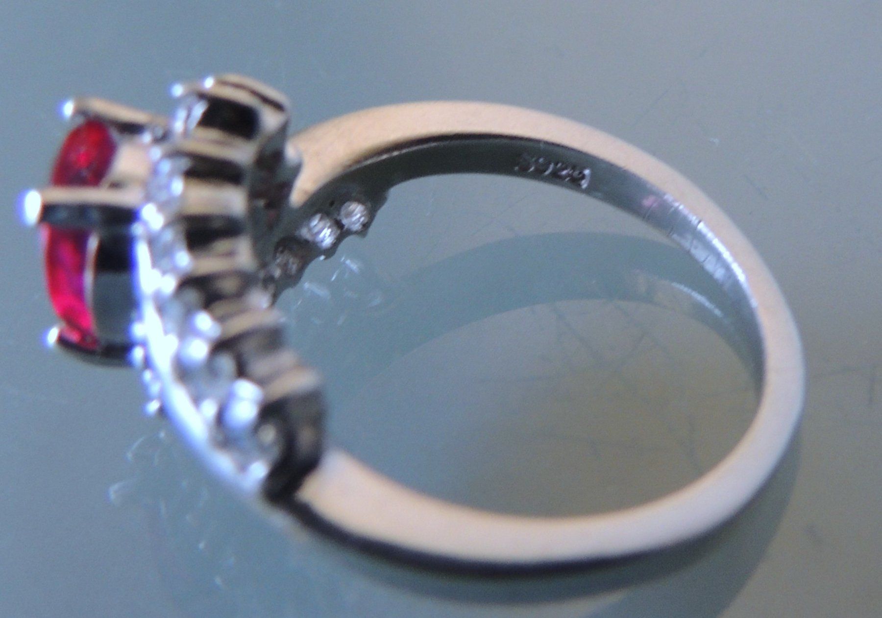 Anelli: Silber 925 Fingerring Gr. 54 – Usato da Waldenburg venduto da schaller707 6
