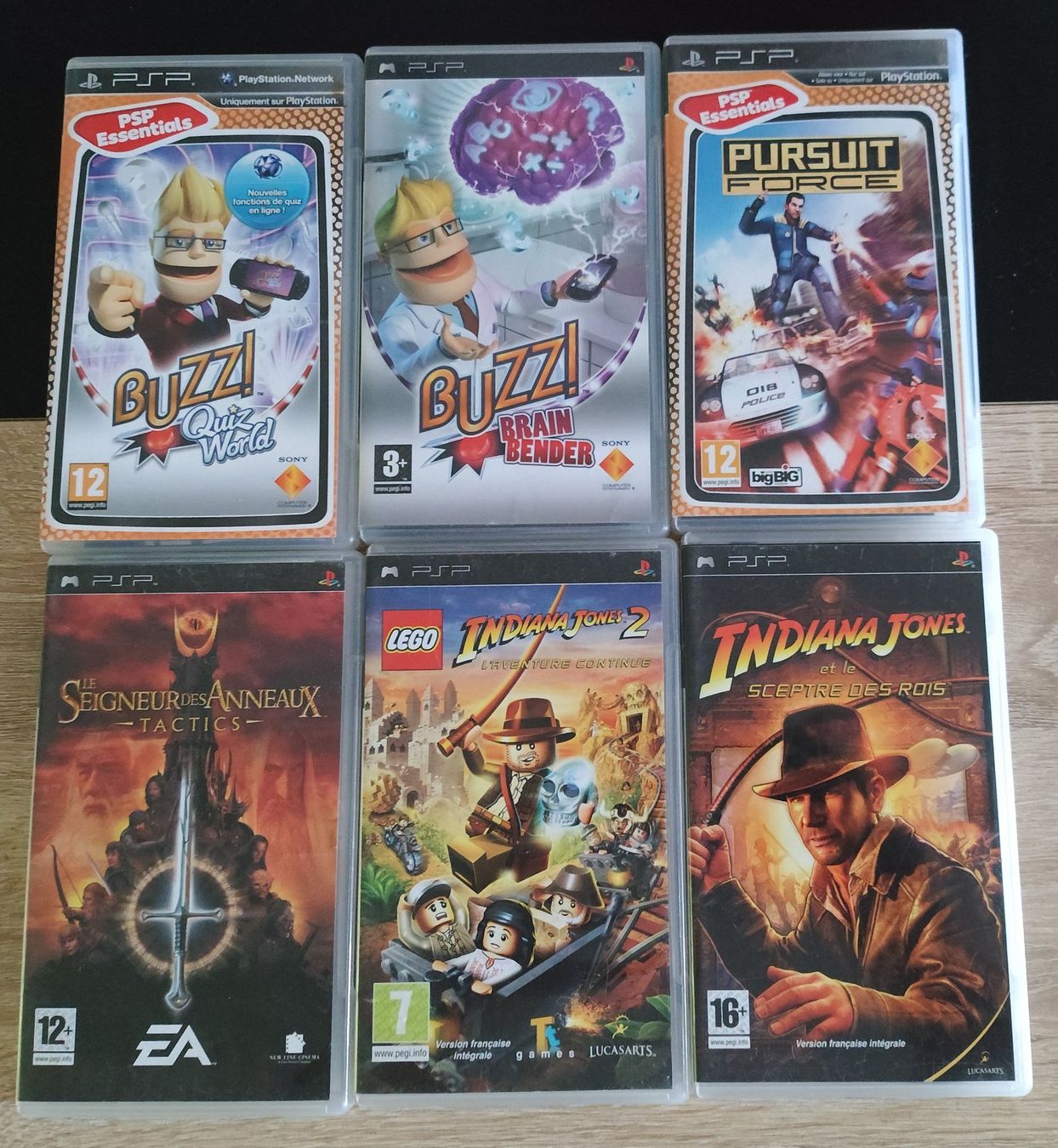 Sony Jeux: 6 verschiedene PSP-Spiele jeux PSP differentes diversi gioch – D'occasion à Grandson par proekt