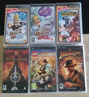 6 verschiedene PSP-Spiele jeux PSP differentes diversi gioch