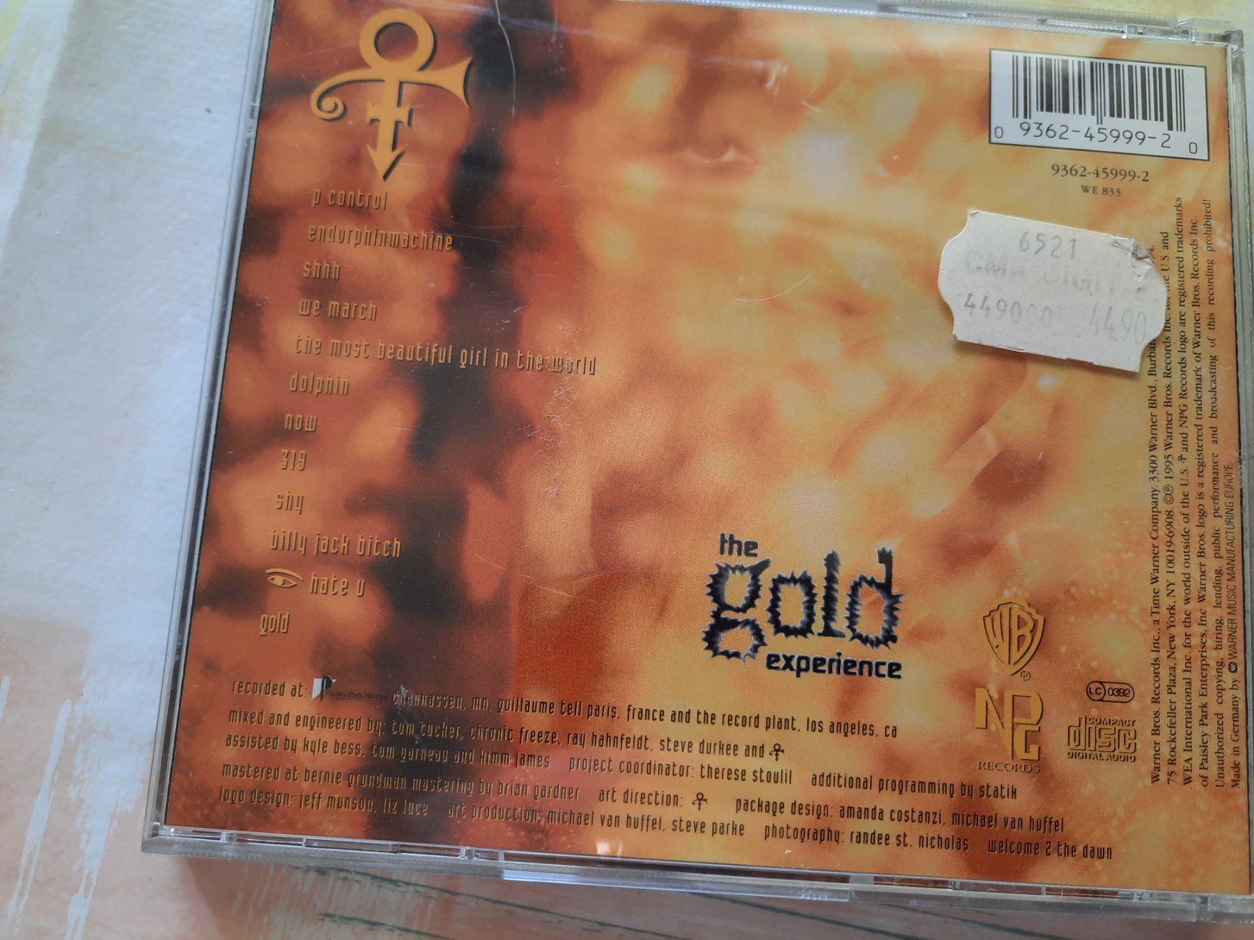 CDs: Cd Prince - The Gold Experience – Gebraucht aus Pully von bro_n52j 2