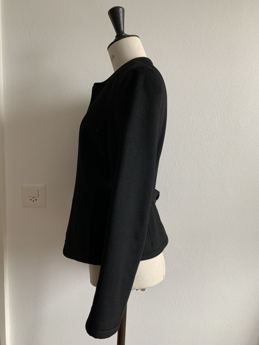 Akris Giacche: AKRIS: Eleganter schwarzer Woll-Blazer, 36 – Nuovo (secondo la descrizione) da Luzern venduto da designluzern 3