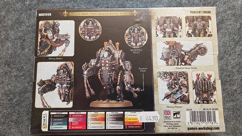 Kit di modellismo & Modellini statici: Warhammer 40.000 Adepta Sororitas Penitent Engines – Nuovo e nell'imballaggio originale da Rothrist venduto da Benj1990 1