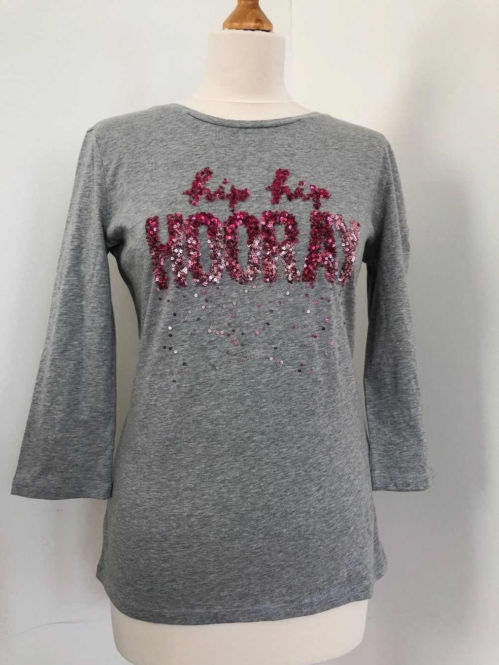 T-shirt: REKEN MAAR Paillettenshirt – Nuovo (secondo la descrizione) da Meggen venduto da stella195 1