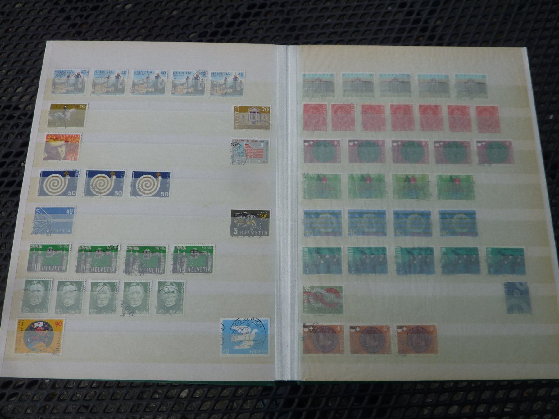 Tutti i francobolli: Briefmarkenalbum, Schweiz – Usato da Gelfingen venduto da btrottmann 5
