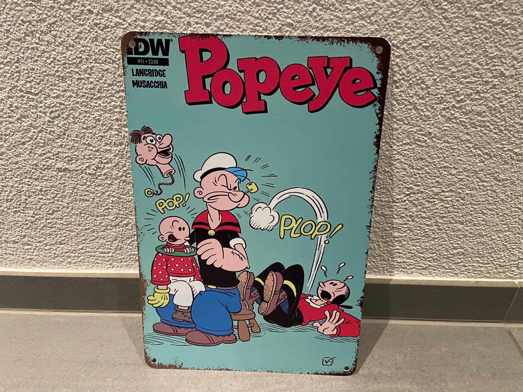 Schilder: SCHILD METALL POPEYE / DER RENNER/ NEU / 1 Pcs. – Neu und originalverpackt aus Seon von Aaargauer01 8