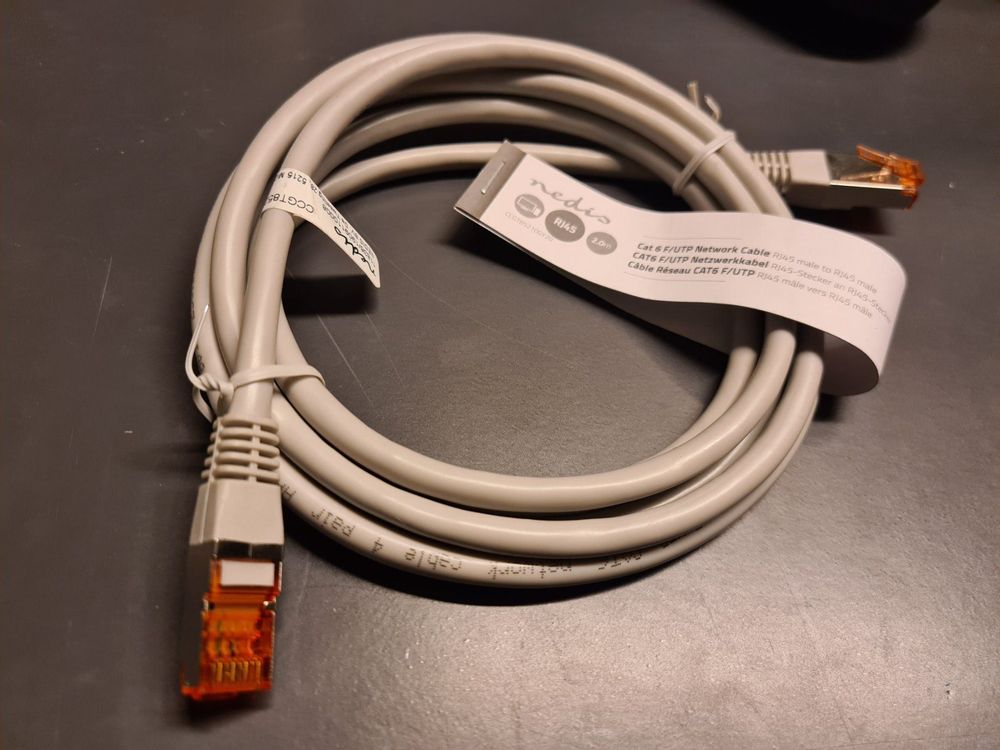 Electraline PC Netzkabel 2 Meter - EU-Stecker Auf C7 Für TV & Computer