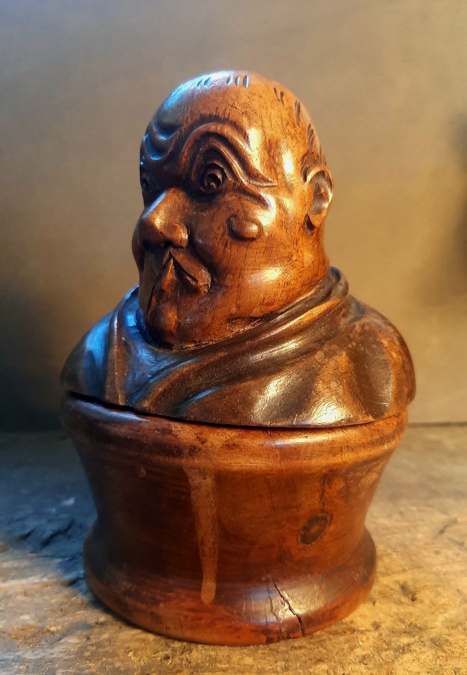 Skulpturen & Statuen: Antike Holz Skulptur 19. Jht. vermutl. Tabakdose – Gebraucht aus Arbon von torso444 1